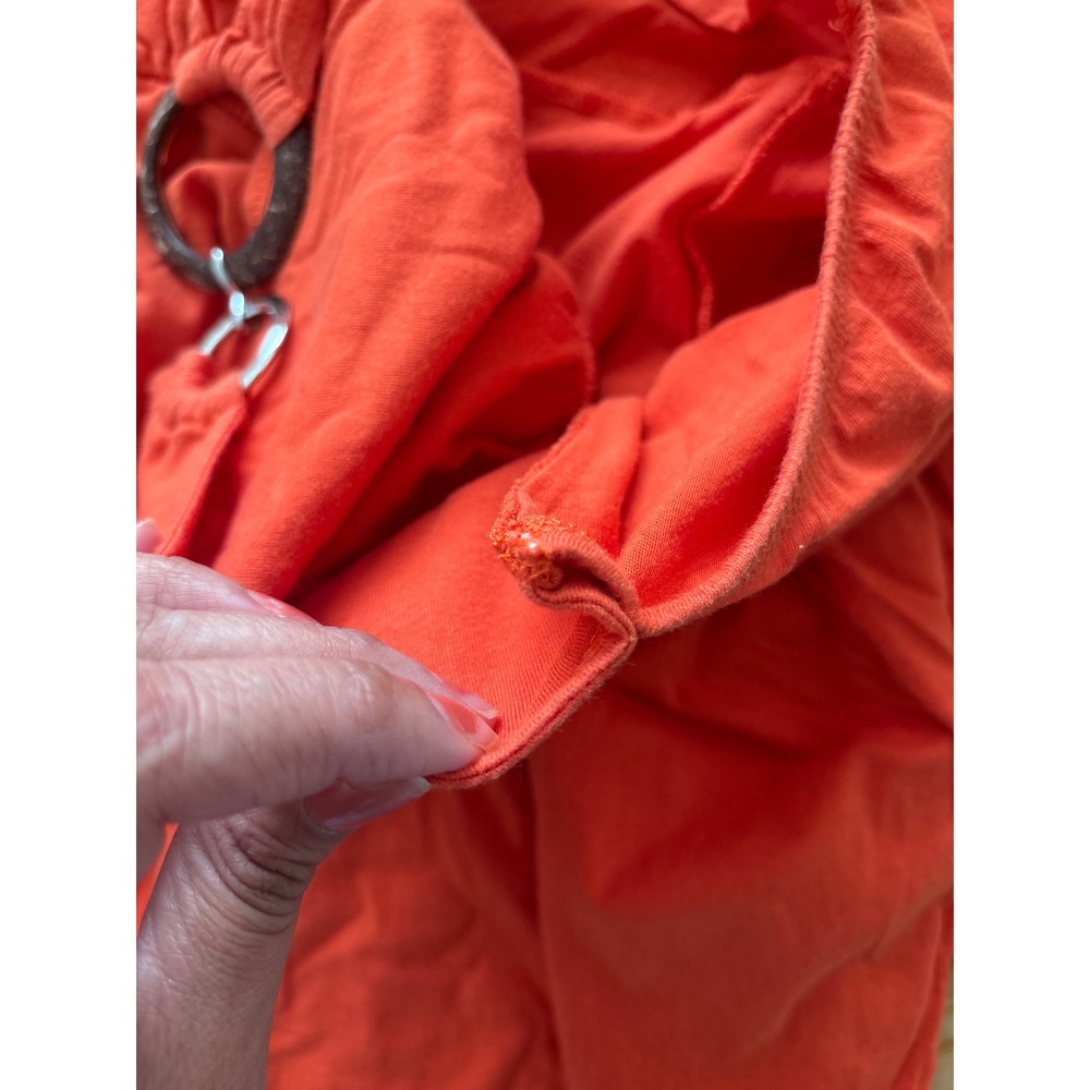Avenue Maxi Dress 22/24 Orange Sleeveless Ring Detail V-Neck Surplice - Picture 8 of 10